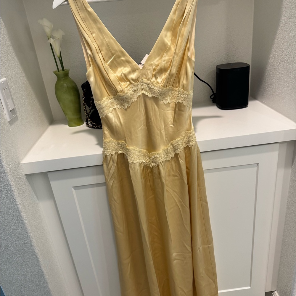 Reformation Stasia Silk Dress - Picture 3 of 5